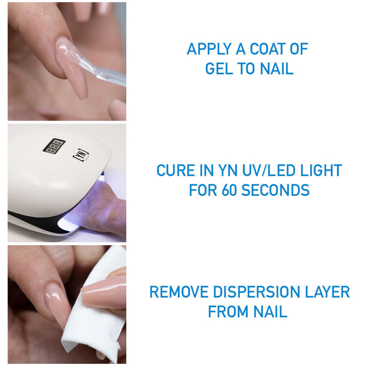 YN UV / LED Light NAILS - YOUNG NAILS - Luxe Pacifique